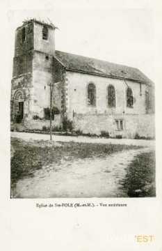 Eglise détruite (Sainte-Pôle)
